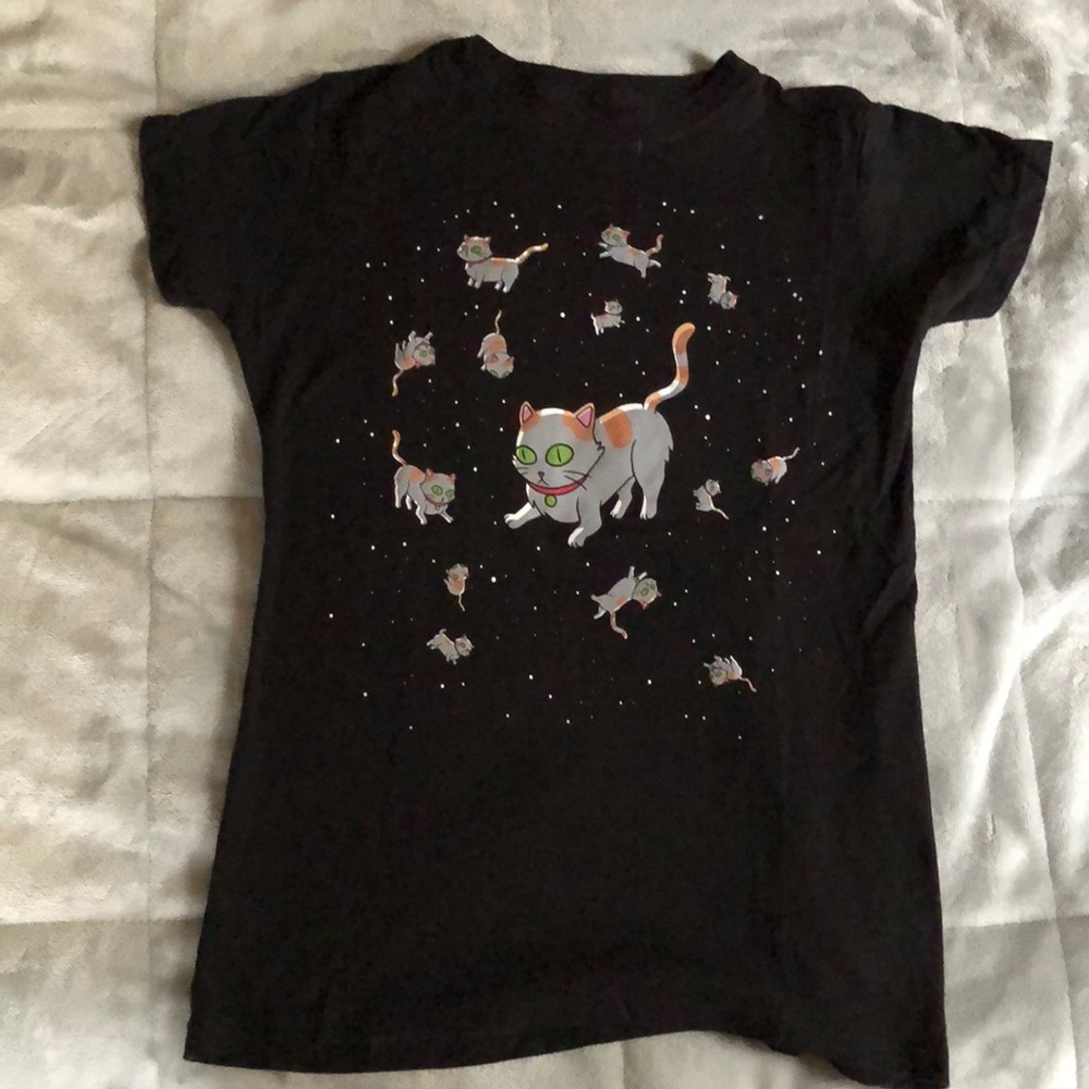 Rick and Morty Cats in Space T-Shirt